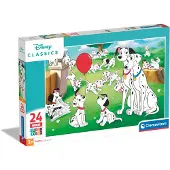 Clementoni Disney Classics 101 Dalmatians 24p maxi palapeli