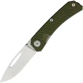 Real Steel Akuma Linerlock Olive Green