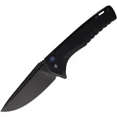 Tekto Knives F3 Charlie Button Lock Black