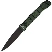 Piranha Knives Auto 21 Button Lock Green