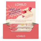 Lohilo White Chocolate Strawberry 12x55g proteiinipatukka