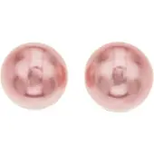 Silver Bar Helmi pink hopeakorvakorut