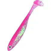 K.P Baits Flash Shad 4,5' 5 kpl jigi