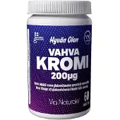 Via Naturale Hyvän Olon Vahva Kromi 200 µg 60 tabl. ravintolisä