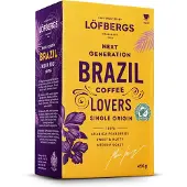 LÖFBERGS Jauhettu kahvi Brazil Single Origin Rainforest Alliance, 450 g