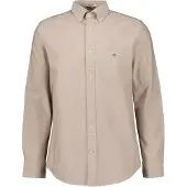 Gant for man. 3000200 Oxford Shirt Regular Fit beige (S), Casual, Cotton, Long sleeve