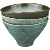 Mette Ditmer Elements kulho medium Ø15,5 cm 3 kappaletta Vihreä