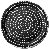 Marimekko Räsymatto mustavalkoinen 50 kpl 23cm lautanen