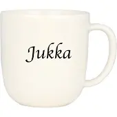 Kultakeramiikka Jukka nimimuki