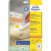 Avery Removable labels white