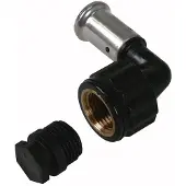 HENCO INDUSTRIES NV bent 90° female iron adapter 63 x 2