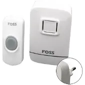 Foss Europe Trend door bell value white plug in