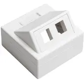 Leviton Seinälaatikko Leviton 2 X keystone valkoinen