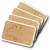 PlayMais Dino Decorating Cards 4pcs.