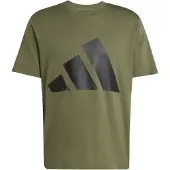Adidas Toiminnallinen paita 'Essentials' oliivi / musta