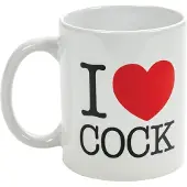 Spencer & Fleetwood Hauska "i love penis" keraaminen muki