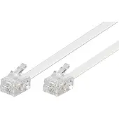 Deltaco modulaarikaapeli 6P4C(RJ11) 2m musta