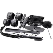 Dream Toys Blaze Ultimate - bondage-setti - 10 osaa - musta