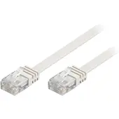 Deltaco TP-620V-FL RJ-45 RJ-45 CAT 5e 20m Valkoinen