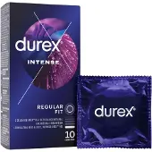 Durex Intense - uritettu ja nystyröity kondomi (10 kpl)