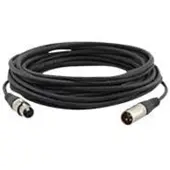 Kramer c-xlqm/xlqf-25 xlr quad style (male- female) cable (25') 7.6m
