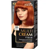 Joanna Multi Cream Color hair dye 43 Flaming Red (W)