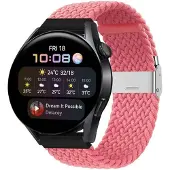 CaseOnline Punottu Kellon ranneke Huawei Watch 3 (46mm) - Aprikoosin
