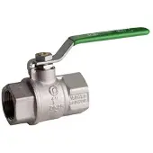 Pettinaroli F x f heavyduty fullway ball valve Vihreä steel lever tea t