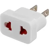 Deltaco – Matkasovitin, EU - US, maadoittamaton, 110-250V, 10A, valk (GT-400)