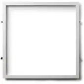 VAERK Ragnhild 600x600 Gypsum ceiling/Troldtekt Built-in frame