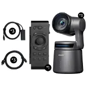 Obsbot Tail Air Multicam Combo 4K UHD, AI-seuranta -ptz-konferenssikamera, musta