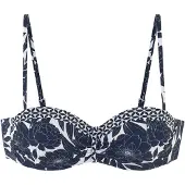 Sunseeker Bikinitoppi yönsininen / offwhite