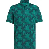 Adidas Golf Go-To Prt Polo - Green - XS
