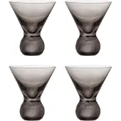 Bloomingville Corliss cocktaillasi 4-pack Harmaa