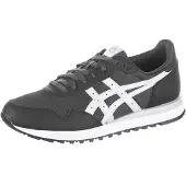 Asics unisex. 1203A612 Trainers Tiger Runner Ii black, grey (44.5), Flat, Laces, Casual