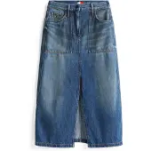 Tommy Hilfiger Claire Midi Skirt Utility Ci2037 - Blue - 26