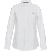 U.S. POLO ASSN. Pusero 'UWGina' ruskea / punainen / valkoinen
