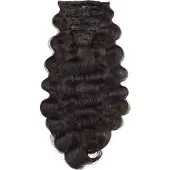 Rapunzel of sweden Classic Clip-ins Beach Wave / Medium Volume / 7 pie
