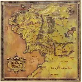 Lord of the Rings The Metal Map