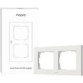Aqara Switch Frame H2 EU (2-osainen) - Kytkinkehys, Valkoinen