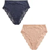 Next Alushousut beige / laivastonsininen