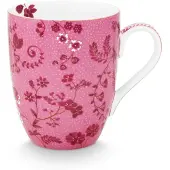 Pip studio - Jolie Flowers Muki 36,5 cl Vaaleanpunainen