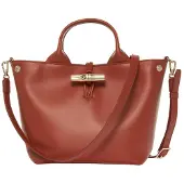 Longchamp Le Roseau Sleek Top Handle -laukku
