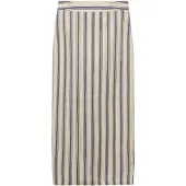 Mango Striped Linen Skirt - Beige - 36