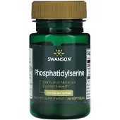 Swanson Health Fosfatidyyliseriini 100 mg - 30 pehmytkapseliä