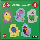 Dr Børste 1 Meter Puslespil, 10 Brikker - Multi/patterned - ONE SIZE