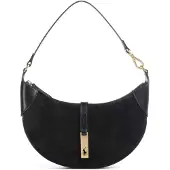 Ralph Lauren Polo Id Suede Mini Shoulder Bag - Black - ONE SIZE