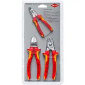 Knipex Pihtisetti 003130BKV02; 3 kpl.