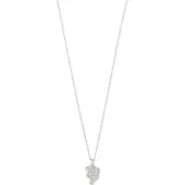 Pilgrim Connect Crystal Necklace Silver-Plated - Silver - ONE SIZE