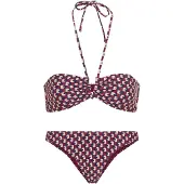 LASCANA Bikini kerma / laivastonsininen / viininpunainen